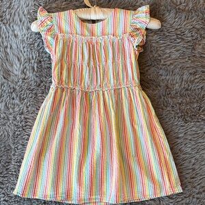 Crewcuts Striped Kids Dress Size 7